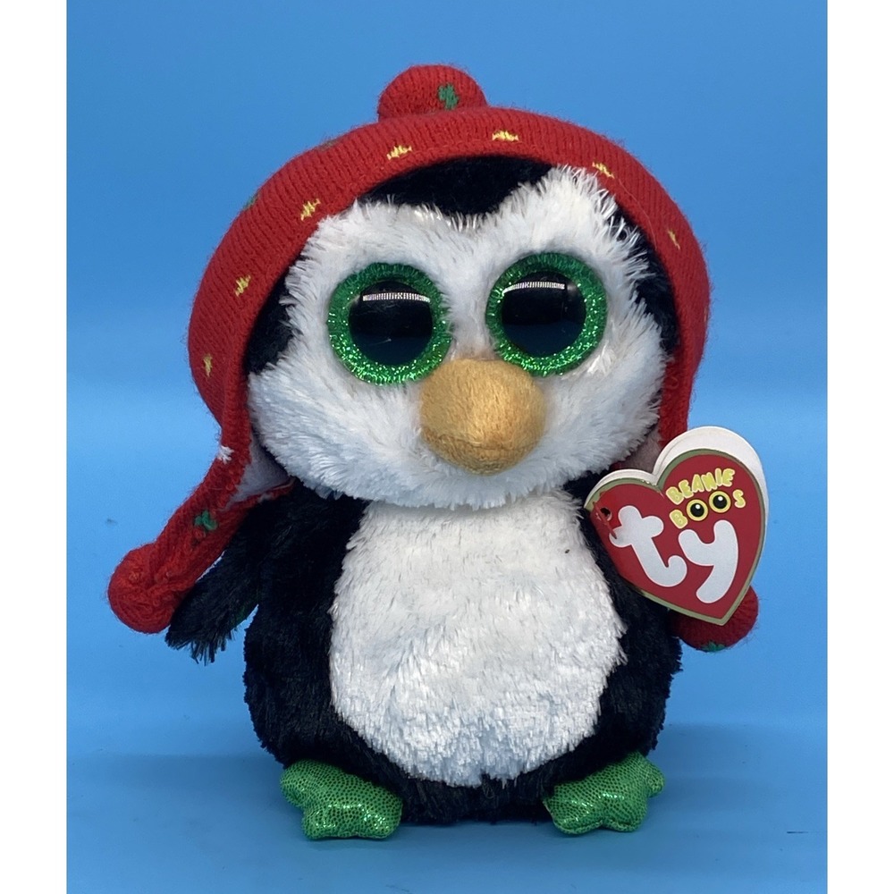 TY Penguin FREEZE Beanie Baby Beanies Babies Beanie Boos Tags Christmas CUTE
